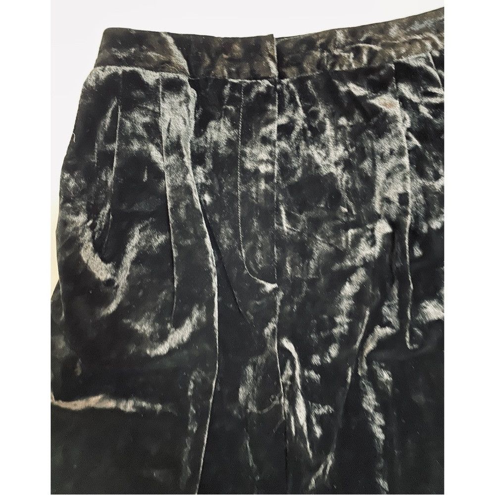Other NWT New Leyden Black Velvet Casual Pants Size S Size 28" / US 6 / IT 42 - 6 Thumbnail