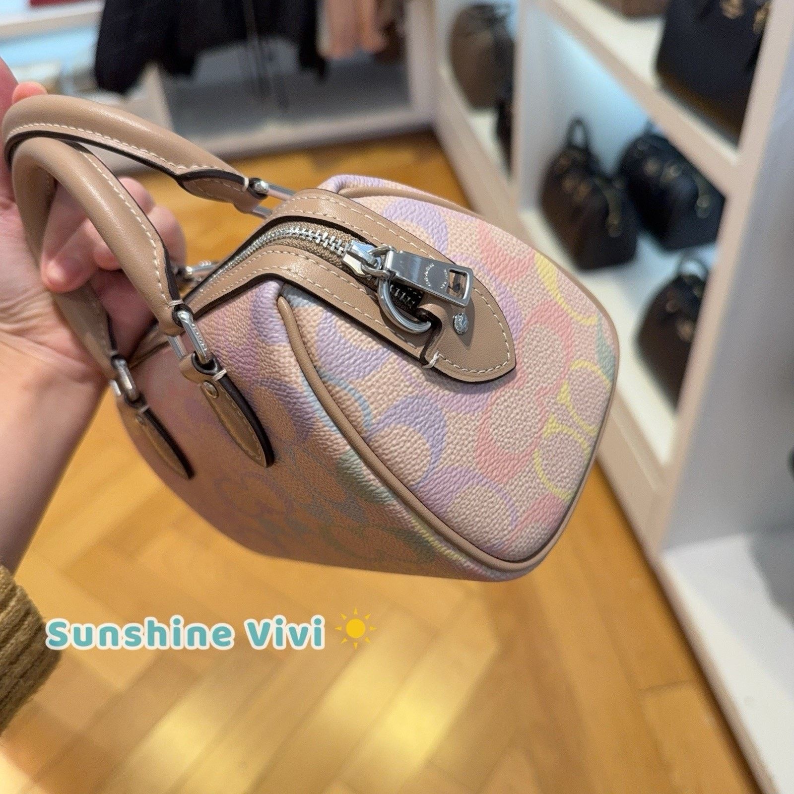 Coach NWT Coach Mini Rowan Crossbody Bag Rainbow CDC39 Sand Size ONE SIZE - 2 Thumbnail