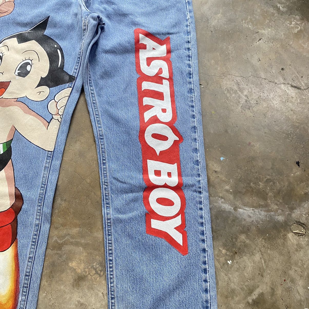 Anime × Lee Lee jeans custom hand painted Astroboy Size US 34 / EU 50 - 3 Thumbnail