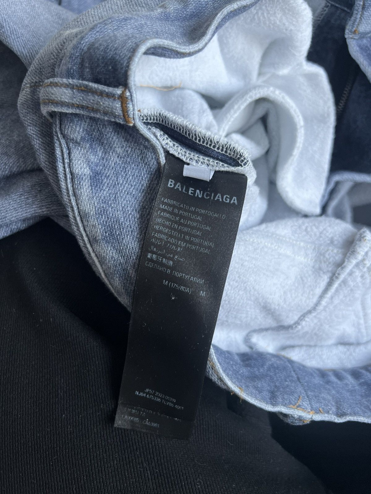 Balenciaga M size Balenciaga Trompe loeil „denim” Size US 32 / EU 48 - 6 Thumbnail