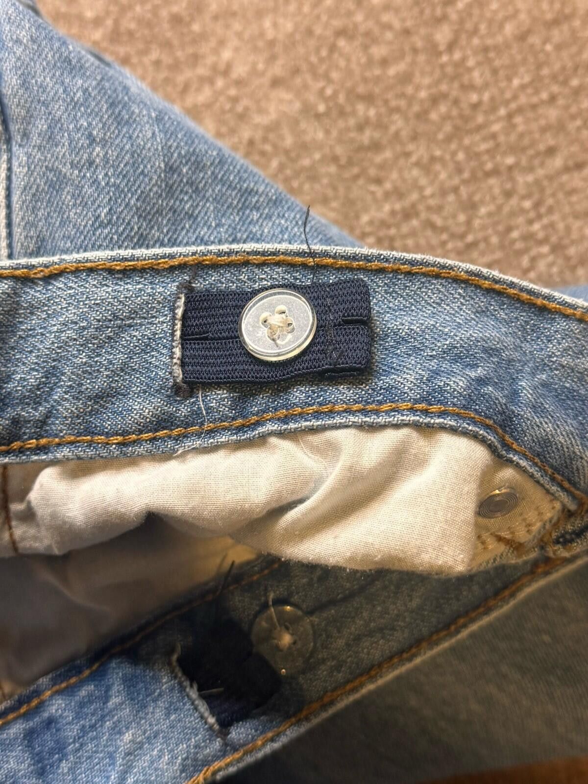 Faded Glory Faded Glory Elastic Waist Blue Jeans Size 12R Boys (746) Size US 26 / EU 42 - 8 Thumbnail