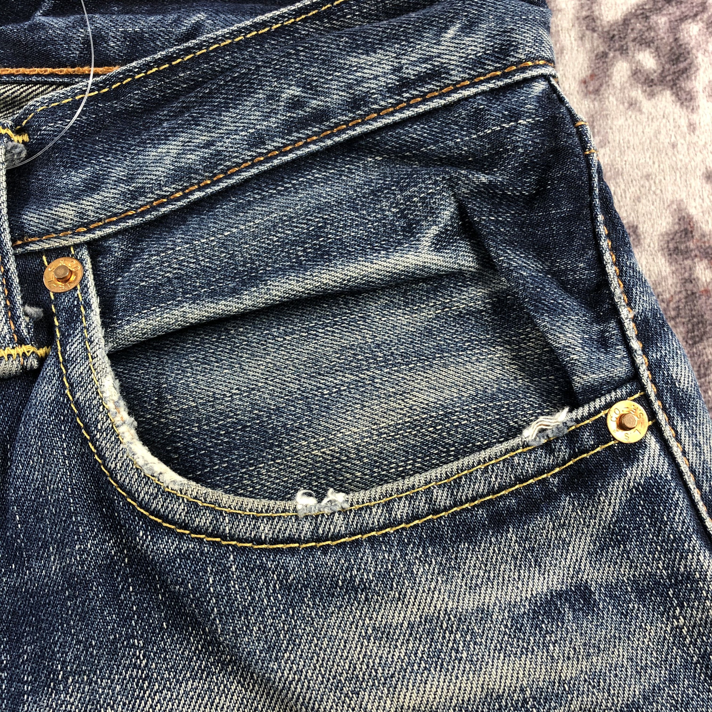 Levi's × Levi's Vintage Clothing × Vintage Vintage Ripped Levis 502 Jeans-JM2711 Size US 32 / EU 48 - 14 Thumbnail