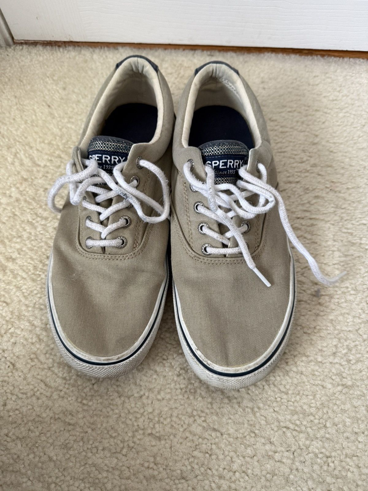 Sperry Sperry khaki canvas skateboarding shoes Size US 10 / EU 43 - 6 Thumbnail