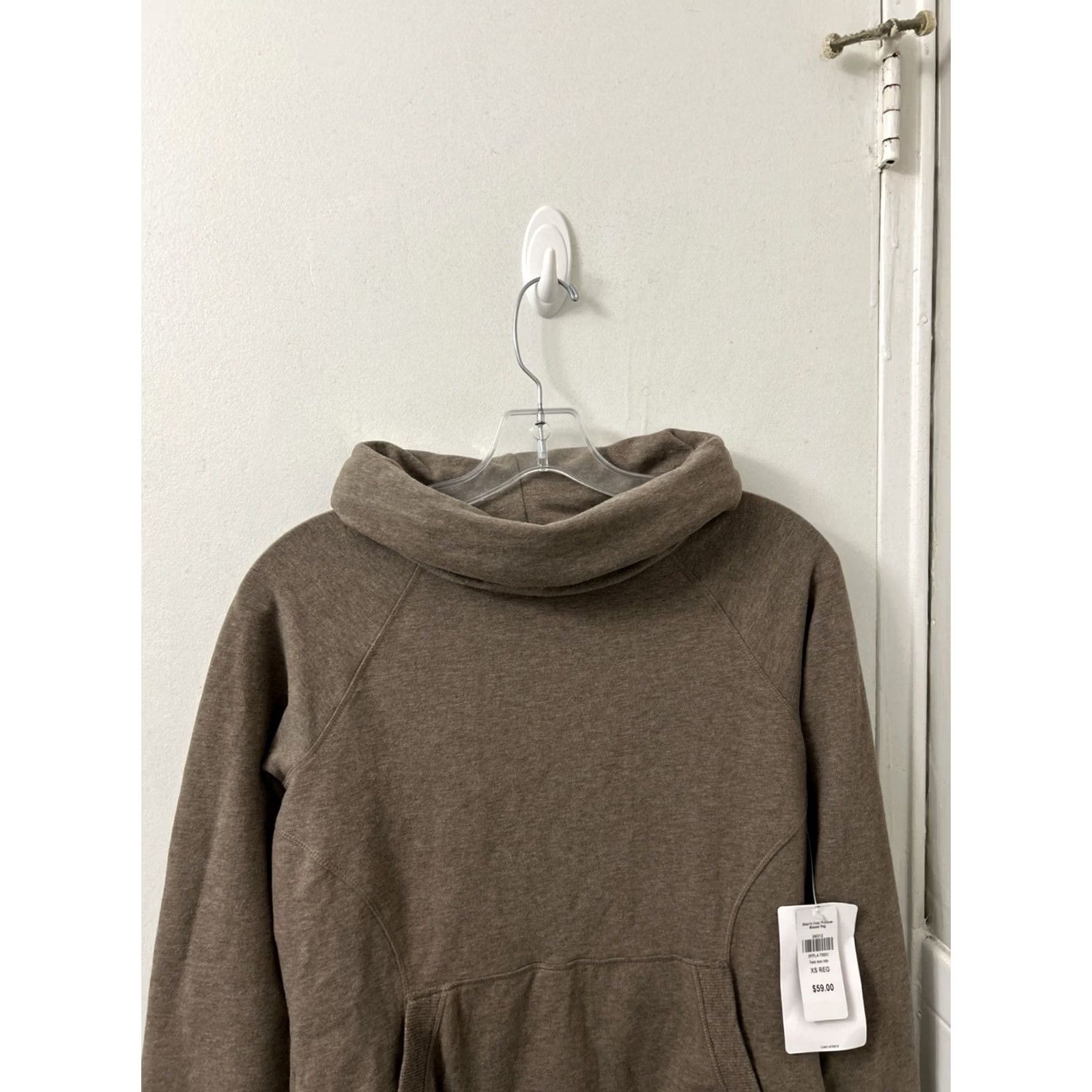 Vintage VINTAGE LL Bean Cozy Pullover Womens XS Brown Cow Neck Hoodie L/S NWT Size XS / US 0-2 / IT 36-38 - 2 Thumbnail