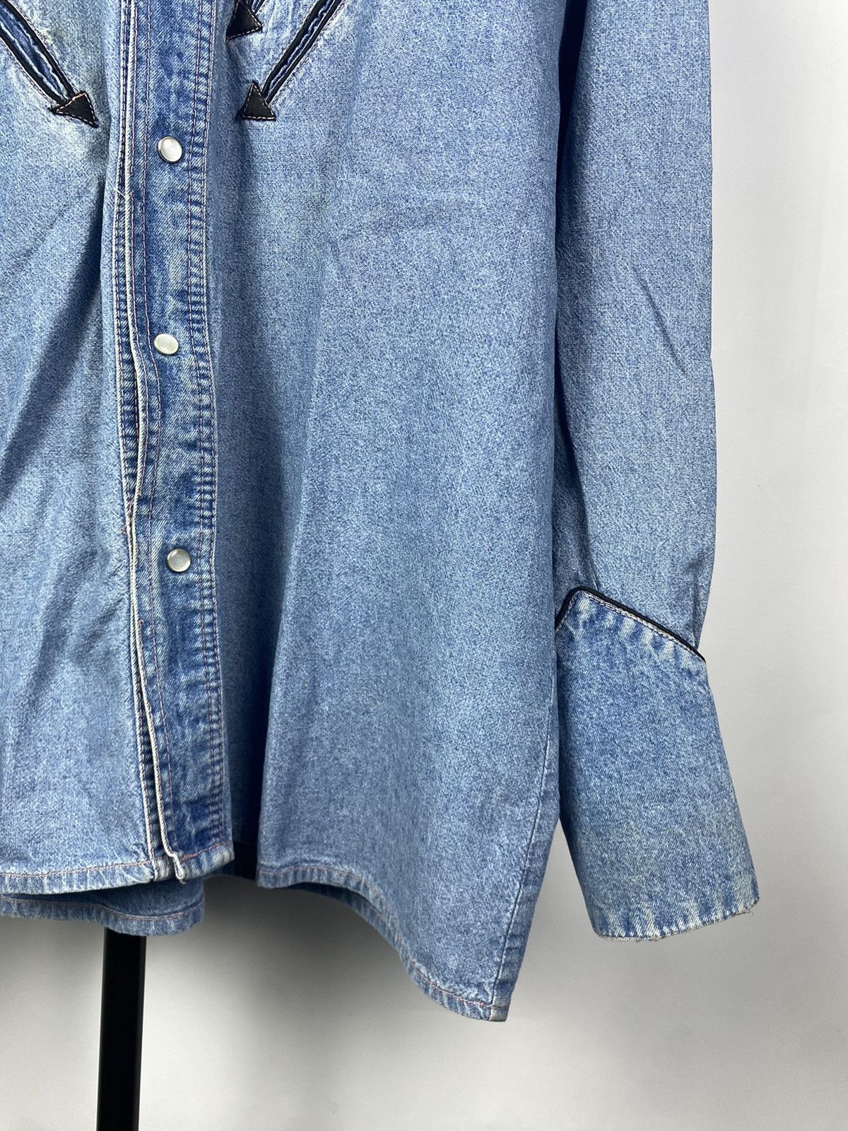 Cowboy Equipment × Vintage 90s vintage USA western cowboy denim shirt Size US M / EU 48-50 / 2 - 4 Thumbnail