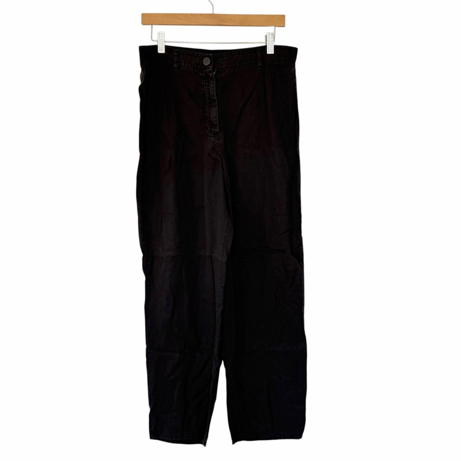 Other Russ Berens Black Tencel Trousers Lagenlook Sz M Size 31" - 1 Thumbnail