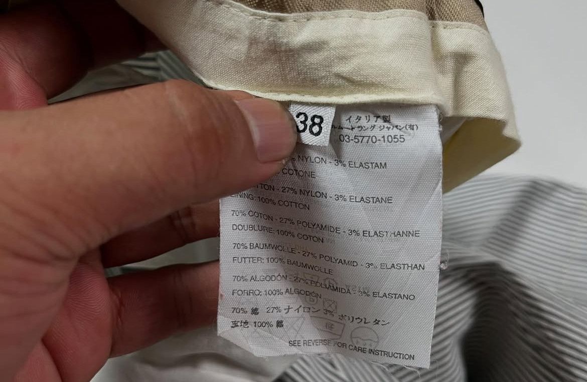 Helmut Lang 2000s Helmut Lang Tailored Hickory Stripe Short Pants Size US 29 - 6 Thumbnail