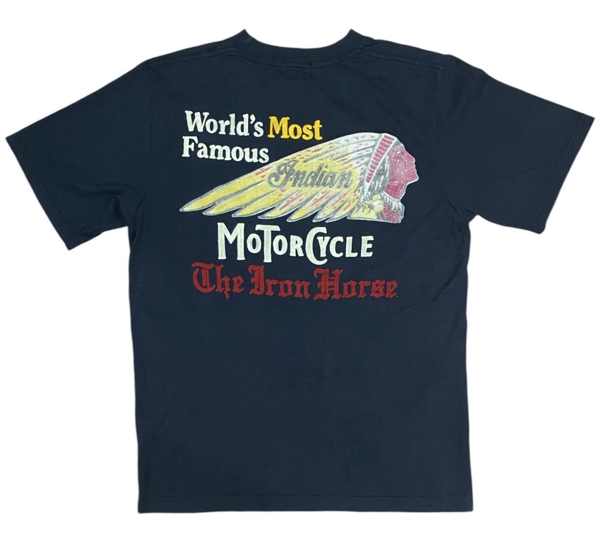 Indian Motorcycle Rare INDIAN MOTORCYCLE Embroidery Black Tee Shirt L Size US L / EU 52-54 / 3 - 1 Thumbnail
