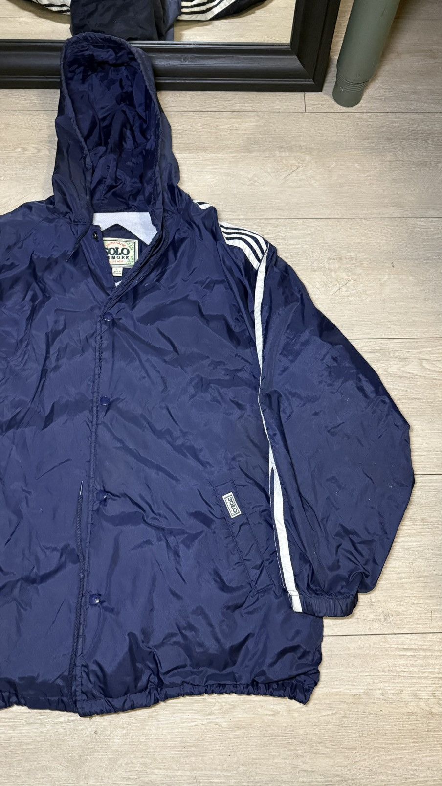 JNCO Vintage / Y2K Solo Button Up Windbreaker Jacket Size US L / EU 52-54 / 3 - 3 Thumbnail