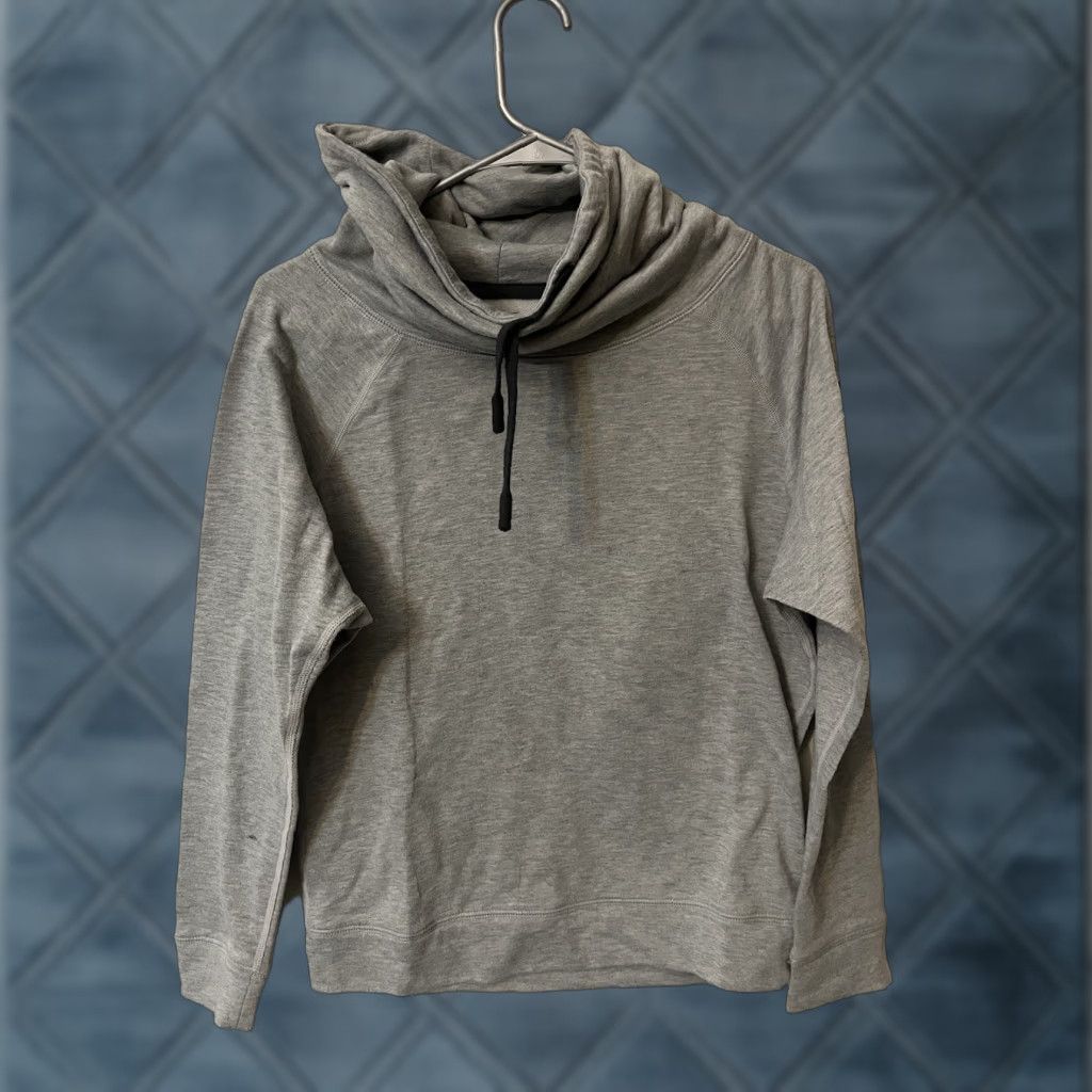 Nike Nike Obsessed Infinity Coverup Turtle Sweat Shirt Women’s Size S Gray Pullover Activewear 640391 063 Size ONE SIZE - 1 Thumbnail