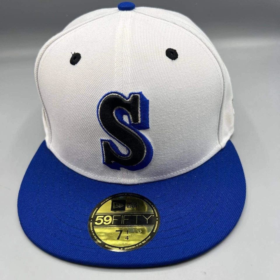 New Era Seattle Mariners Hat Men 7 1/4 59Fifty New Era Fitted Cap Size ONE SIZE - 3 Thumbnail