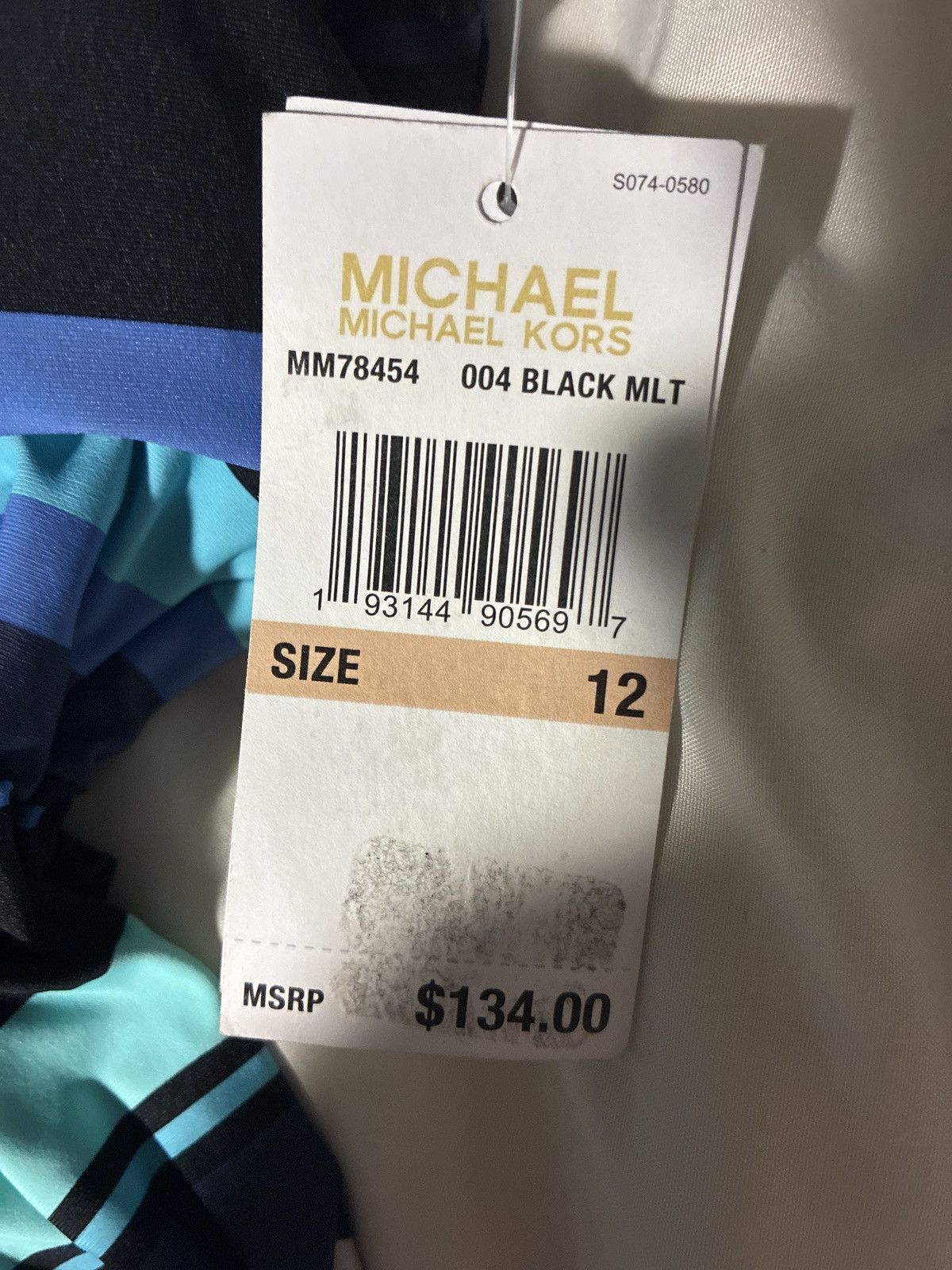Michael Kors Michael Kors One Piece Swimsuit - Stripes Size ONE SIZE - 4 Thumbnail