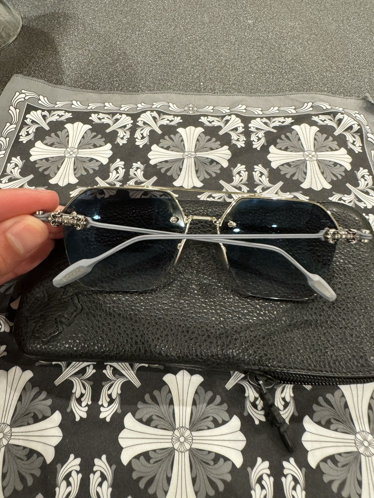 Chrome Hearts Chrome Heart Stinger Sunglasses Size ONE SIZE - 4 Thumbnail