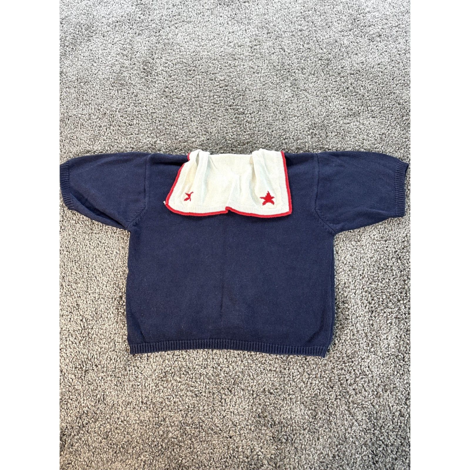 Vintage VINTAGE 90s Bechamel Traffic Control L L T-Shirt Blue Knit Cotton Embroidered Short Sleeve Round Neck Men Mens Size US L / EU 52-54 / 3 - 5 Thumbnail