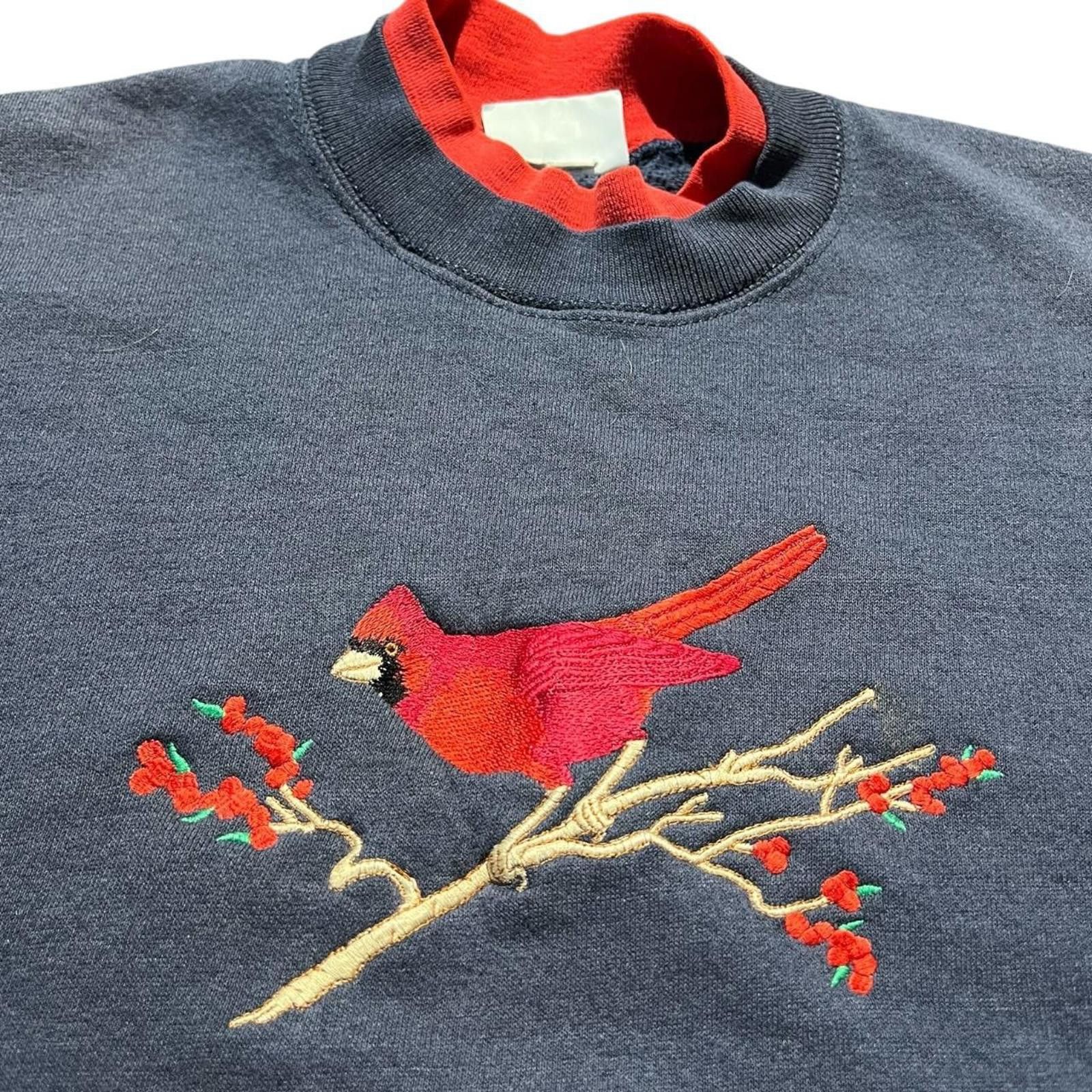 Lee Vintage Lee Embroidered Cardinal Women's Sweatshirt USA Size M / US 6-8 / IT 42-44 - 2 Thumbnail