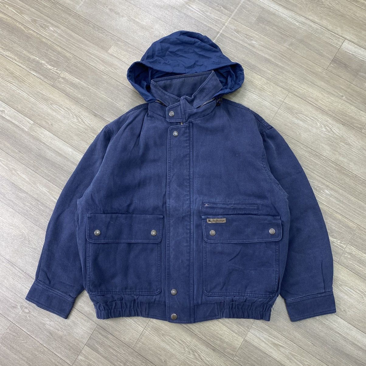 Burberry Vintage Burberrys London Plaid Parka Canvas Jacket Luxury Size US M / EU 48-50 / 2 - 1 Thumbnail