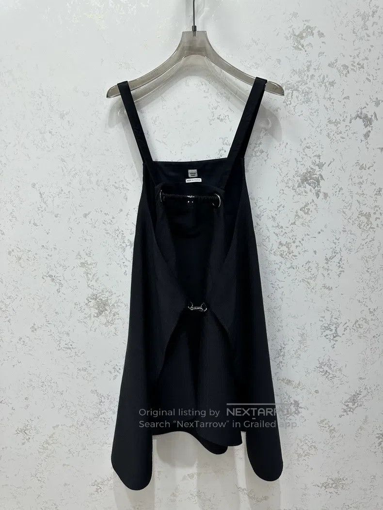 Hermes Textured Suspender Skirt