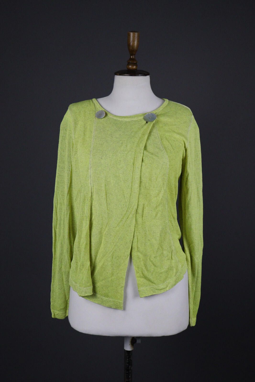 Other Bottega by Elisa Cavaletti One Button Linen Sweater Size S Size S / US 4 / IT 40 - 1 Thumbnail