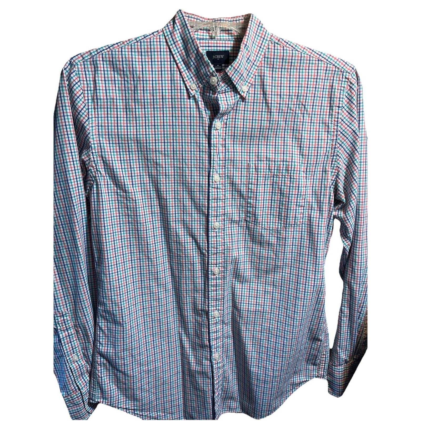 J.Crew J Crew Men’s Multicolored Checkered LS Button Shirt Size M Size US M / EU 48-50 / 2 - 1 Thumbnail