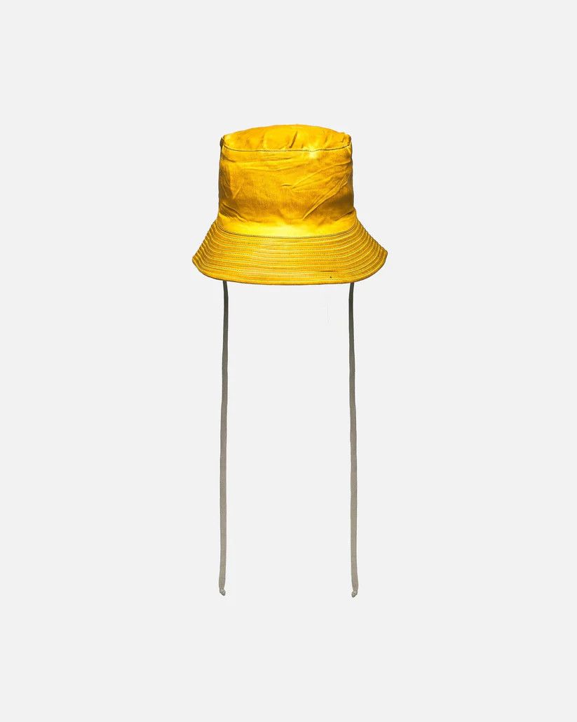 Rick Owens Drkshdw o1s1v1r1oon0925 Size: Medium/Gilligan Hat in Light Yellow Size ONE SIZE - 2 Thumbnail