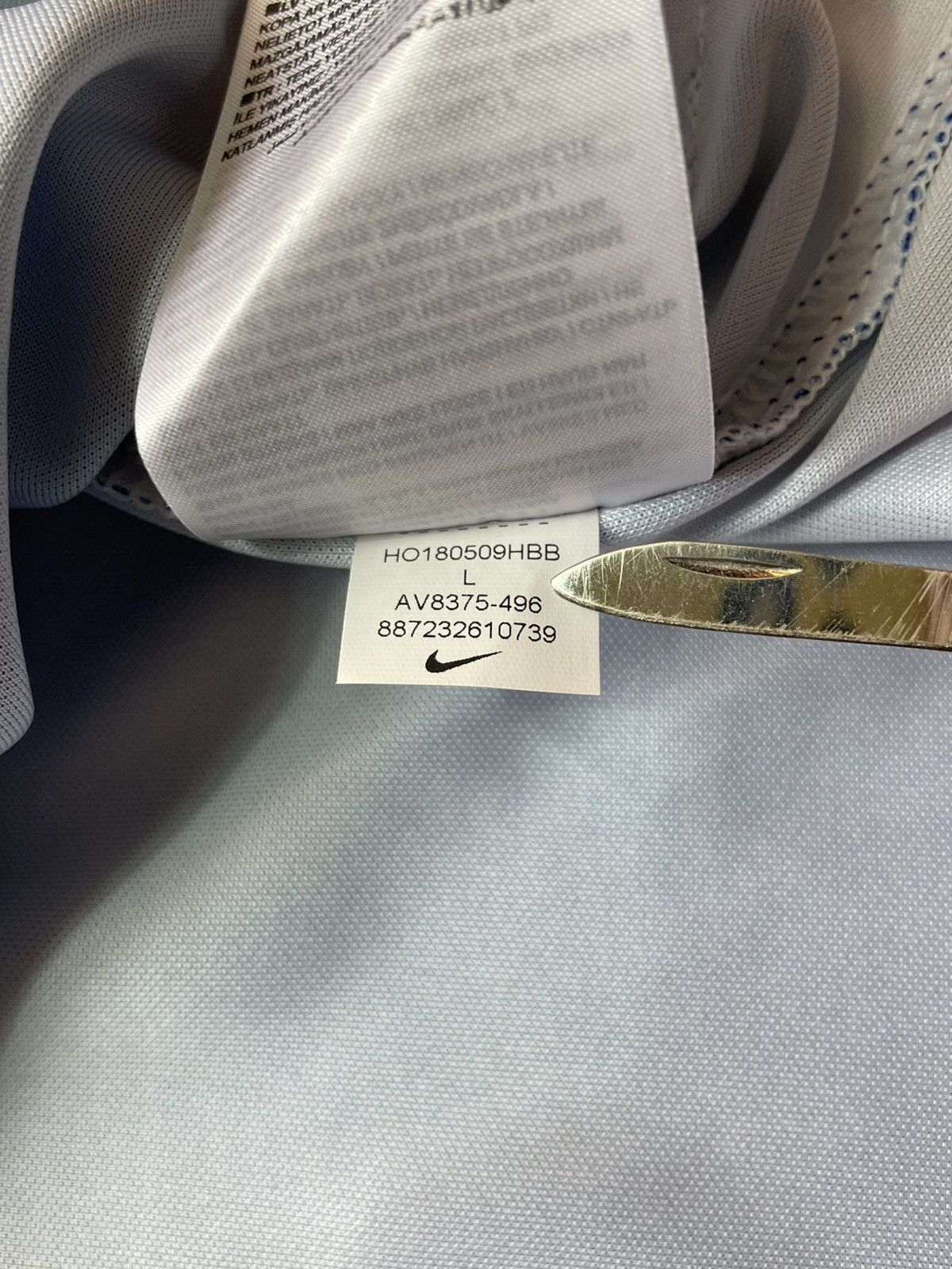 Nike Nike Chelsea FC 2018 2019 Hazard Limited Edition NFL Jersey Size US L / EU 52-54 / 3 - 11 Thumbnail