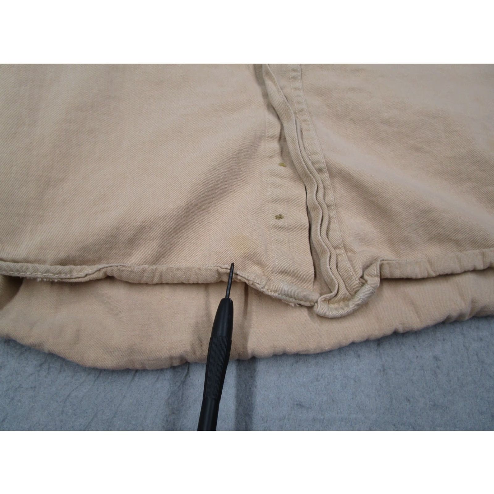 Vintage VINTAGE Bikerwear Men's Button-Up Shirt Sleeveless Casual 2XL Beige Cotton Canvas California Motorcycle Size US XXL / EU 58 / 5 - 7 Thumbnail
