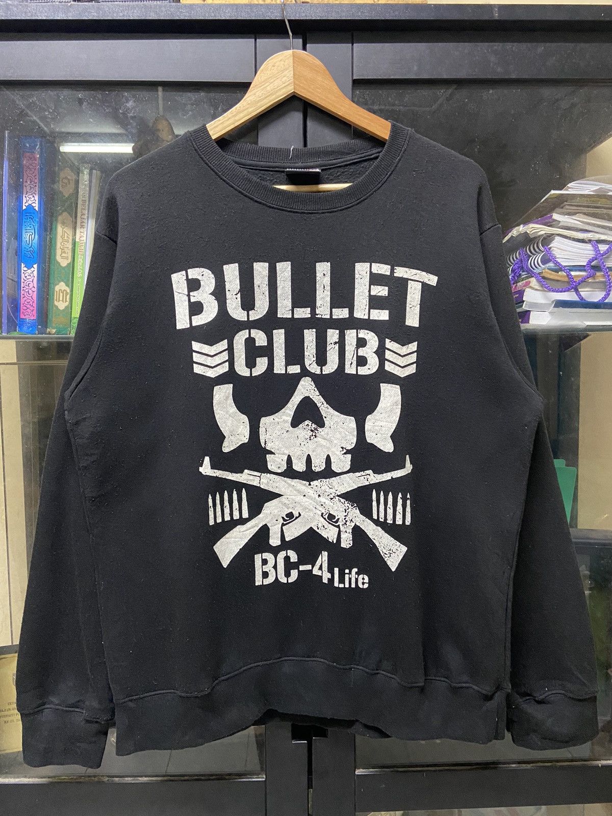 Japanese Brand NJPW Bullet Club BC-4Life Sweashirt Size US XL / EU 56 / 4 - 1 Thumbnail