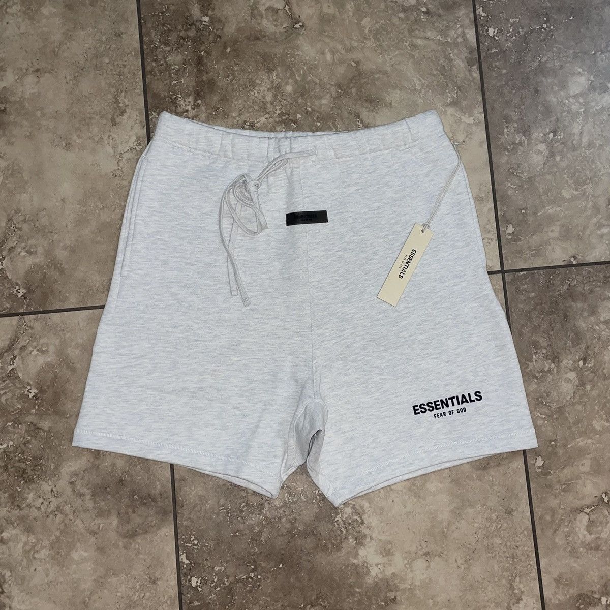 Fear of God Essentials Sweatshort Light Oatmeal Size Large