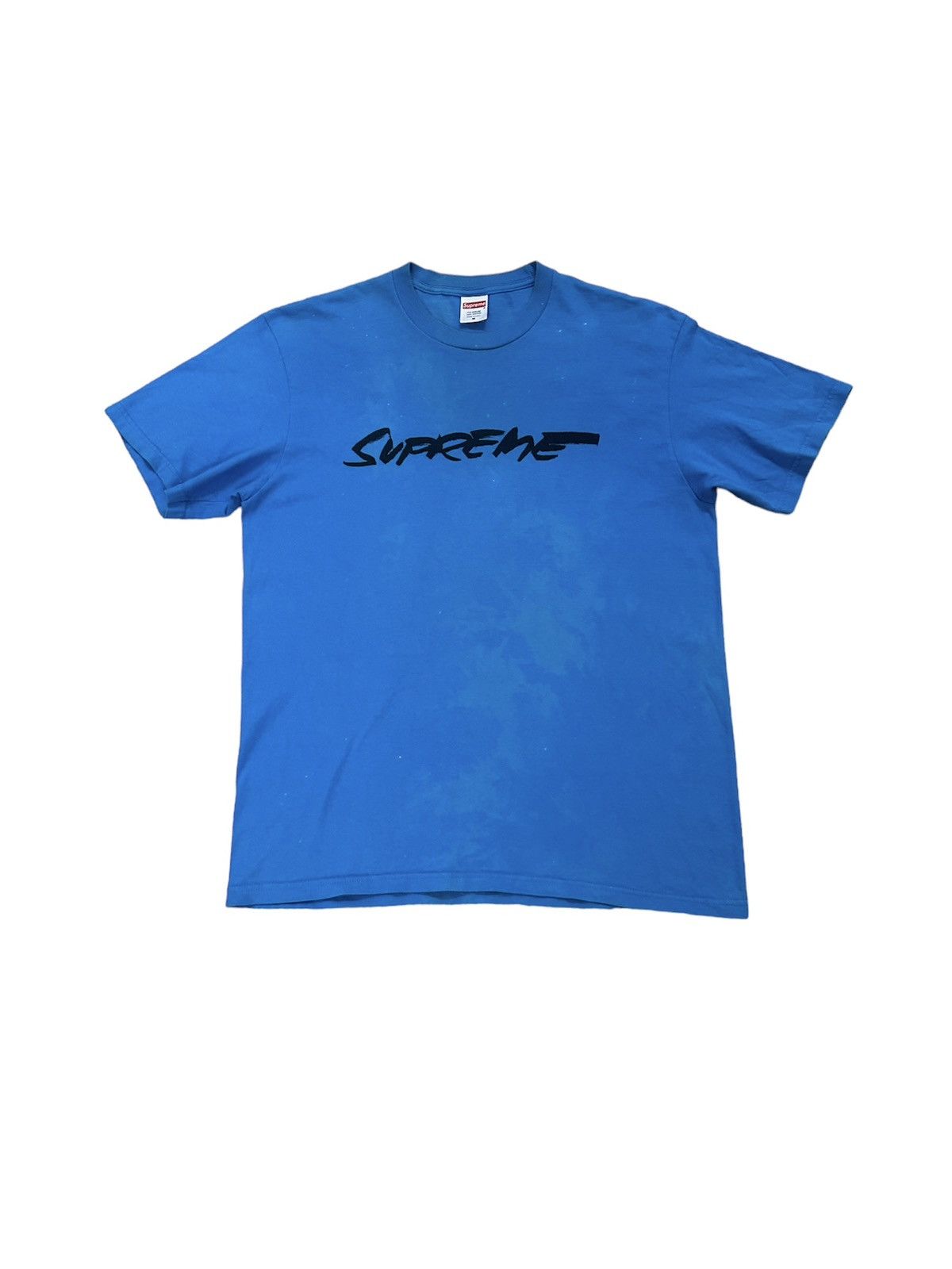 image of Futura Logo Tee Fw20 Art Looks in Blue, Men's (Size Medium)