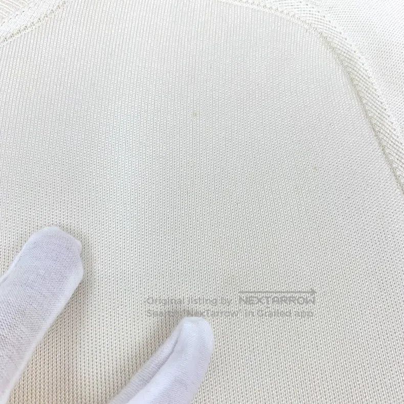 Hermes Hermes Off-white Geometric Print Silk Mixed Stand Collar Z Size XS / US 0-2 / IT 36-38 - 8 Thumbnail