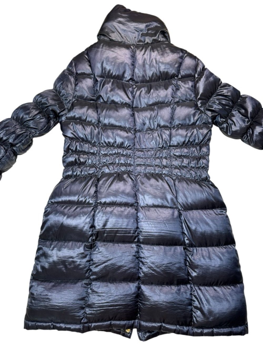Michael Kors Michael Kors Dark Navy Long Quilted Down Fill Puffer Coat S Size L / US 10 / IT 46 - 3 Thumbnail
