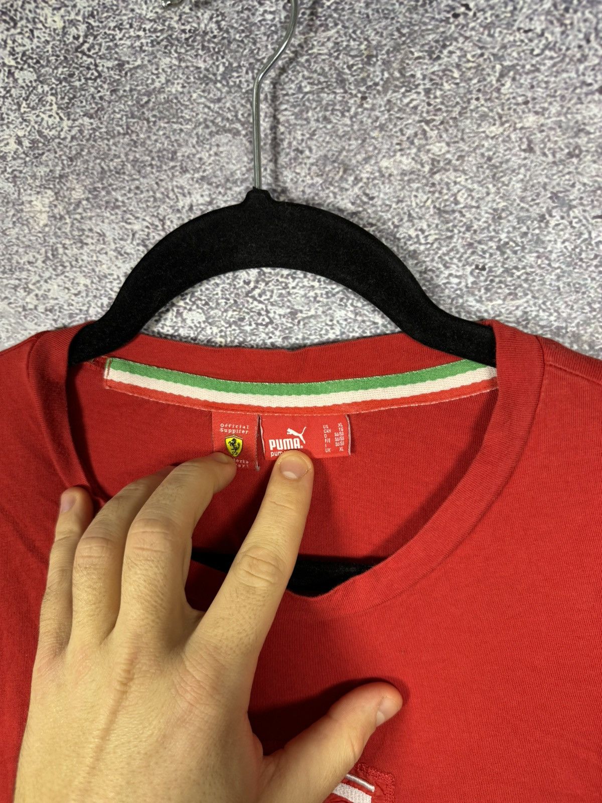 Ferrari × Formula 1 × Puma Vintage Puma Ferrari Basic Logo Red T Shirt Licensed XL sz Size US XL / EU 56 / 4 - 9 Thumbnail