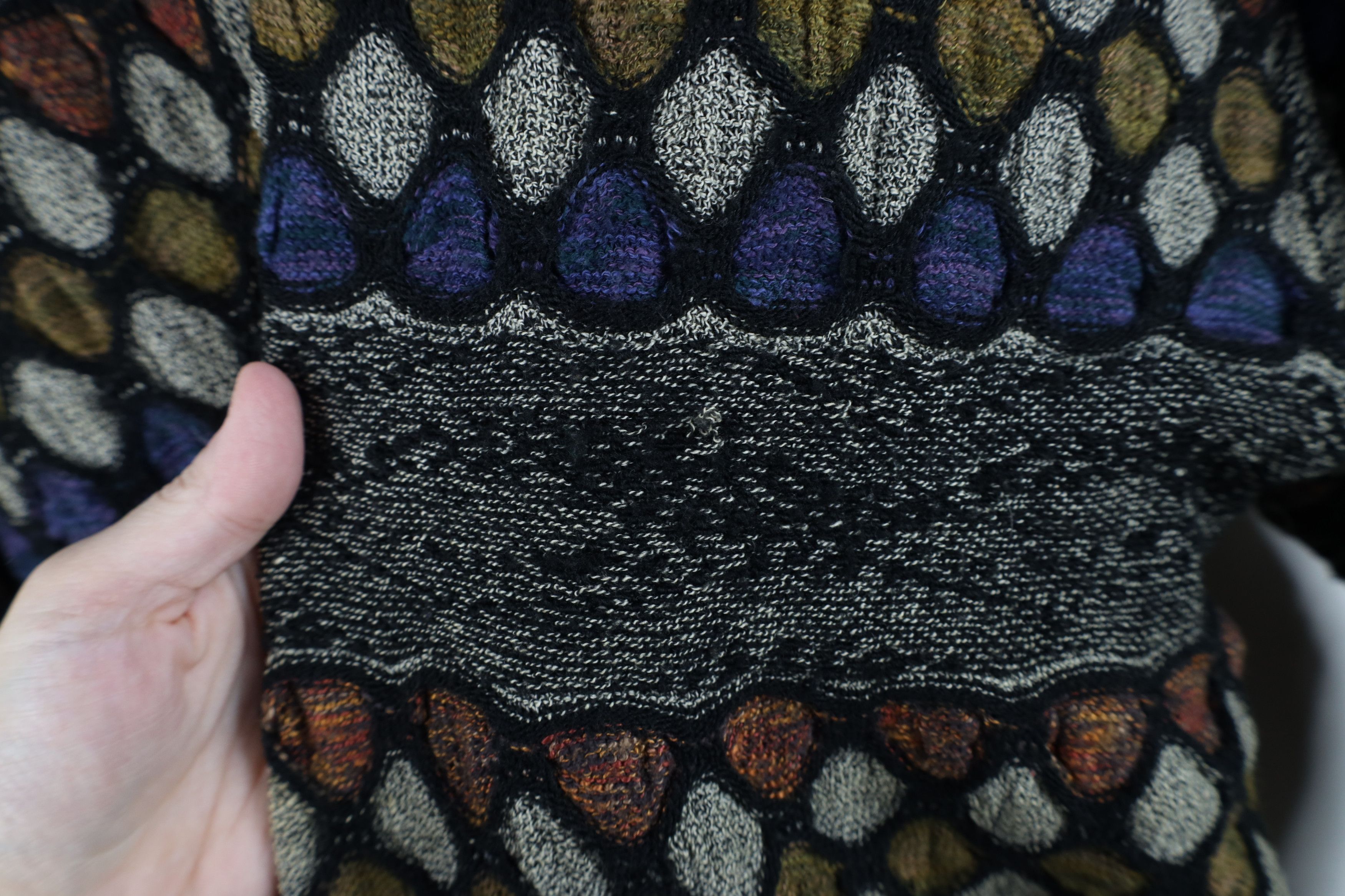 Vintage Vintage 90s Coogi Style Rainbow Wool Blend Knit Sweater Size US M / EU 48-50 / 2 - 4 Thumbnail