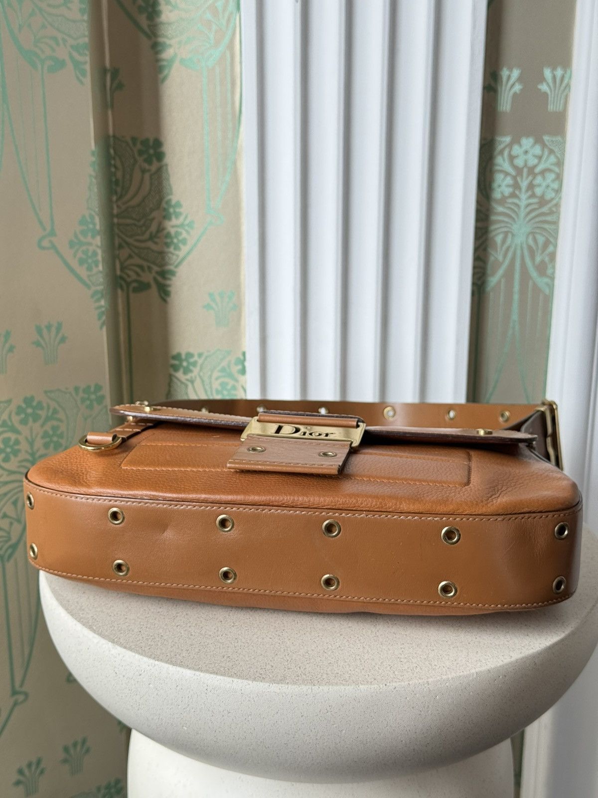 Dior Dior Brown Leather Street Chic Columbus Avenue Shoulder Bag Size ONE SIZE - 15 Thumbnail