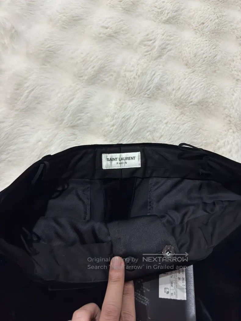 Saint Laurent Paris Saint Laurent Paris Slim Velvet Men's Dress Pants Size US 30 / EU 46 - 3 Thumbnail