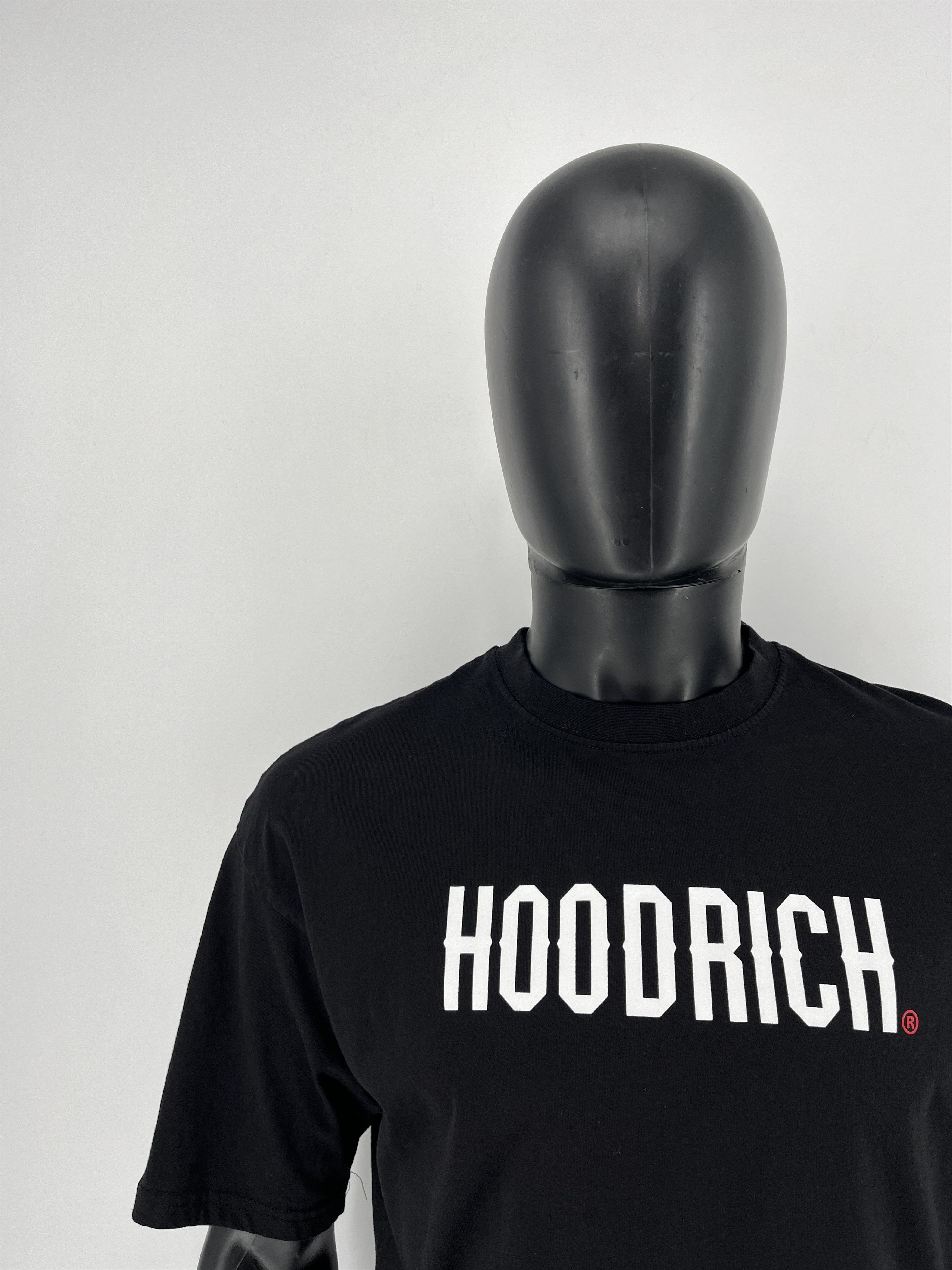 Hoodrich × Vintage Hype Hoodrich Big Logo Drill Y2K Streetwear Black Tee Size US S / EU 44-46 / 1 - 6 Thumbnail