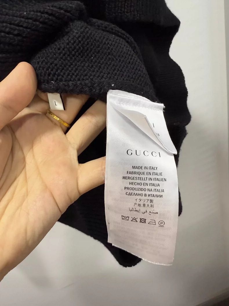 Gucci Gucci Little Bee V-neck sweater 2504-Nextarrow Size US L / EU 52-54 / 3 - 4 Thumbnail