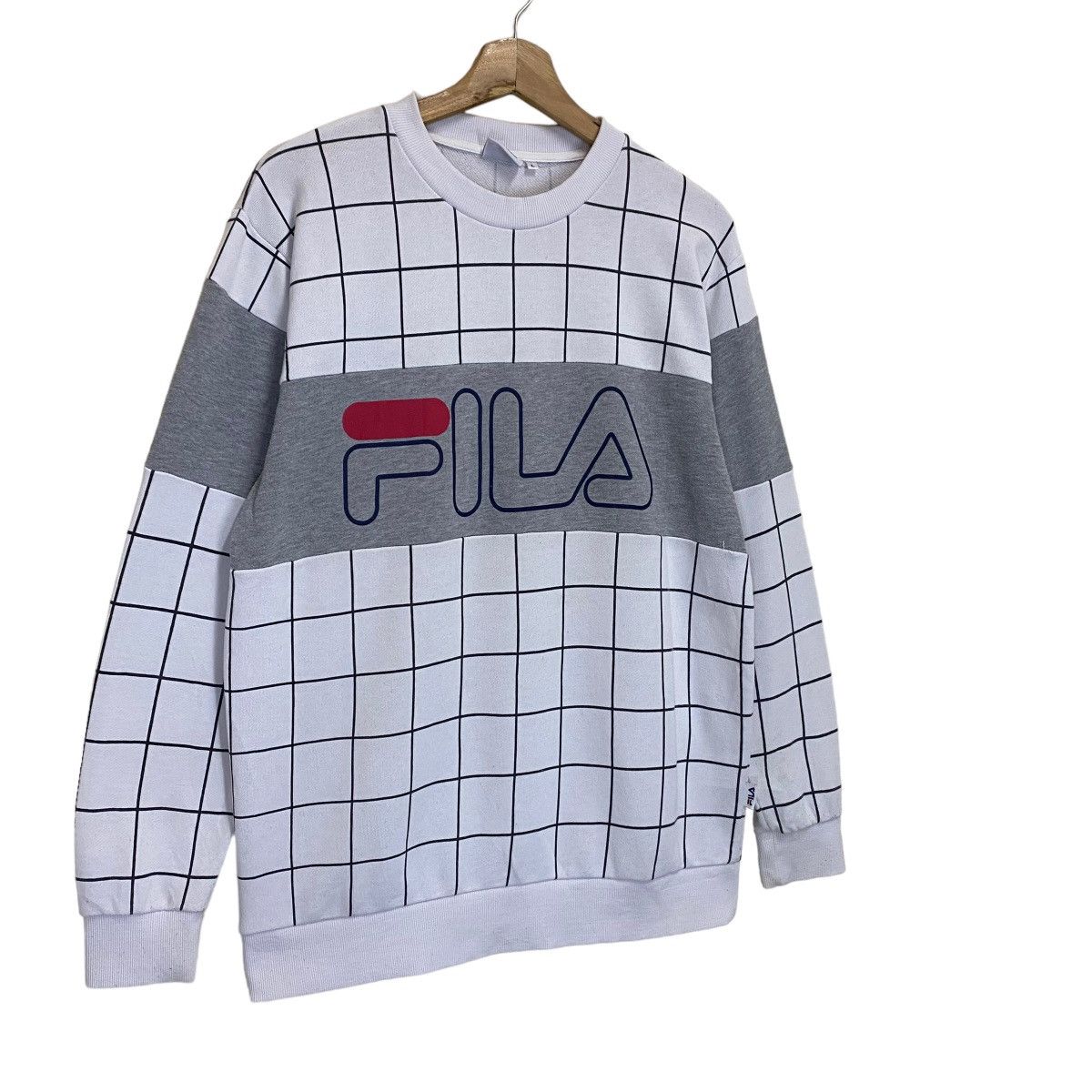Fila Vintage Fila Big Logo Crewneck Sweatshirt Size M Size US M / EU 48-50 / 2 - 2 Thumbnail