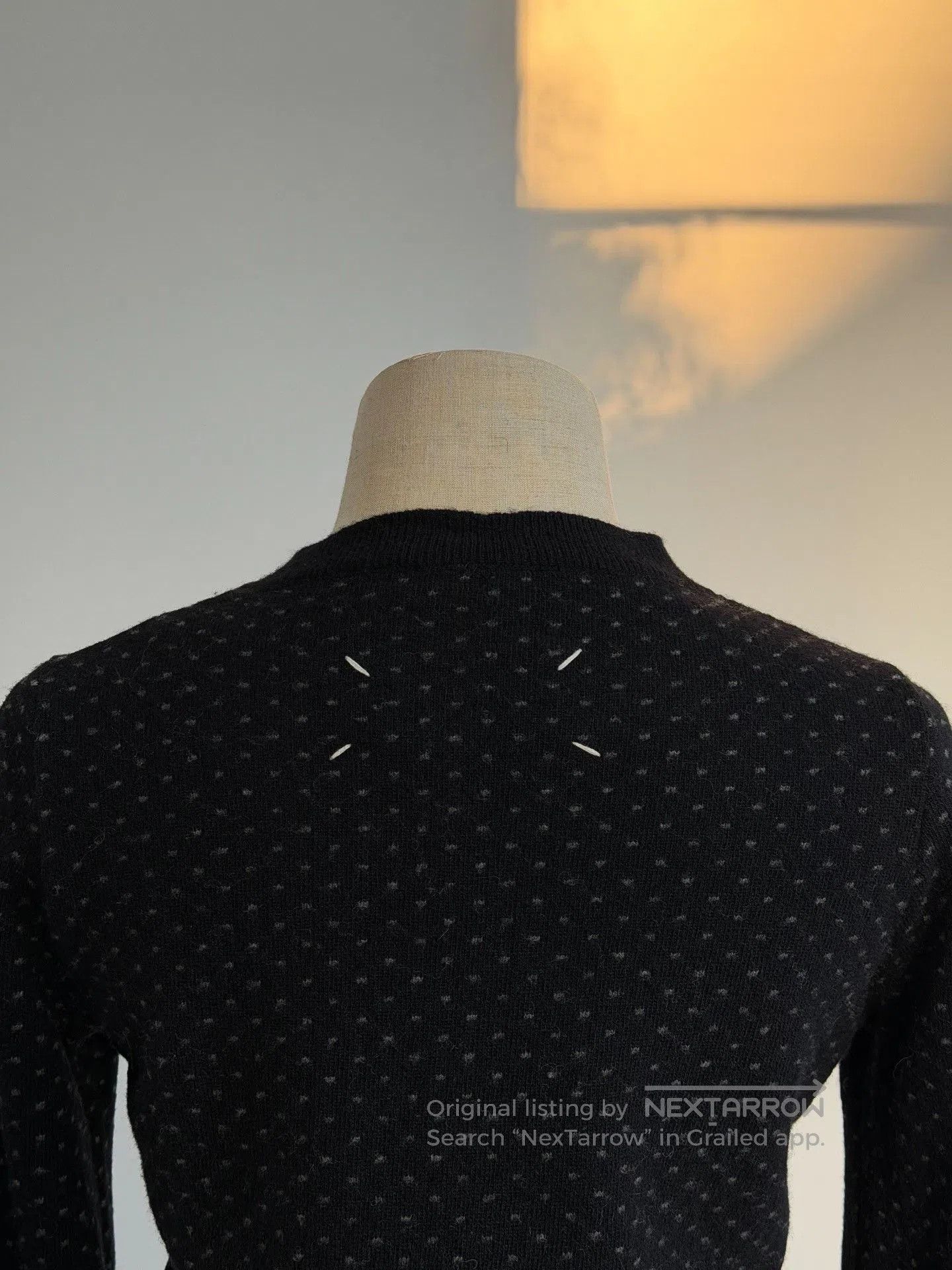 Maison Margiela Maison Martin Margiela Polka Dot Knit Cardigan. Size XS / US 0-2 / IT 36-38 - 6 Thumbnail