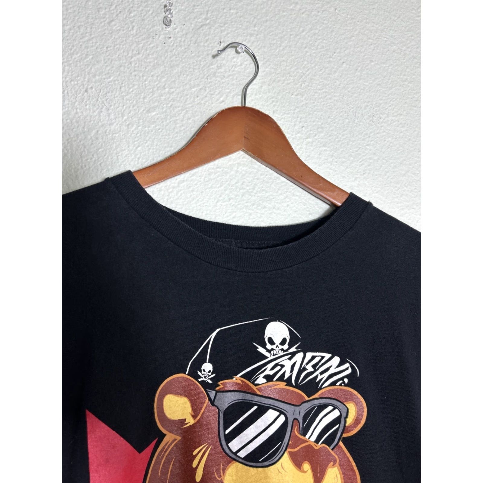 Vintage Fatal Clothing Co. T-Shirt Mens XL Black Punk Y2K Cali Republic Size US XL / EU 56 / 4 - 3 Thumbnail