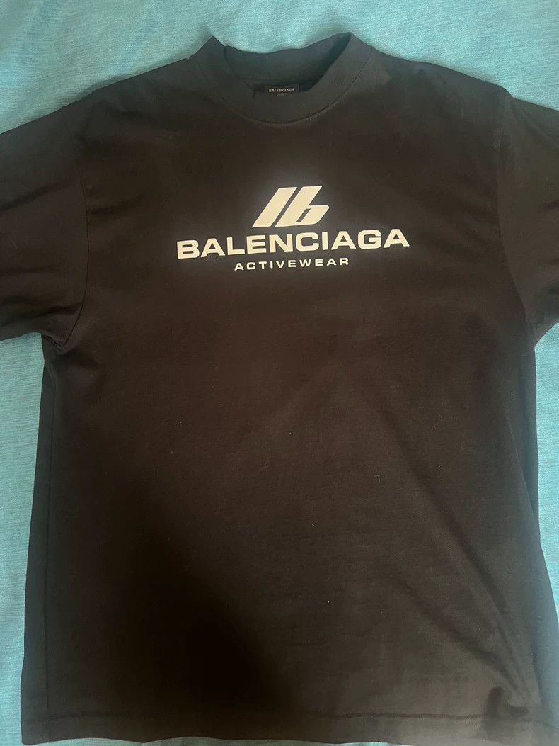 Balenciaga Balenciaga Reflective Logo Short Sleeve T-shirt - dmc Size US M / EU 48-50 / 2 - 1 Thumbnail