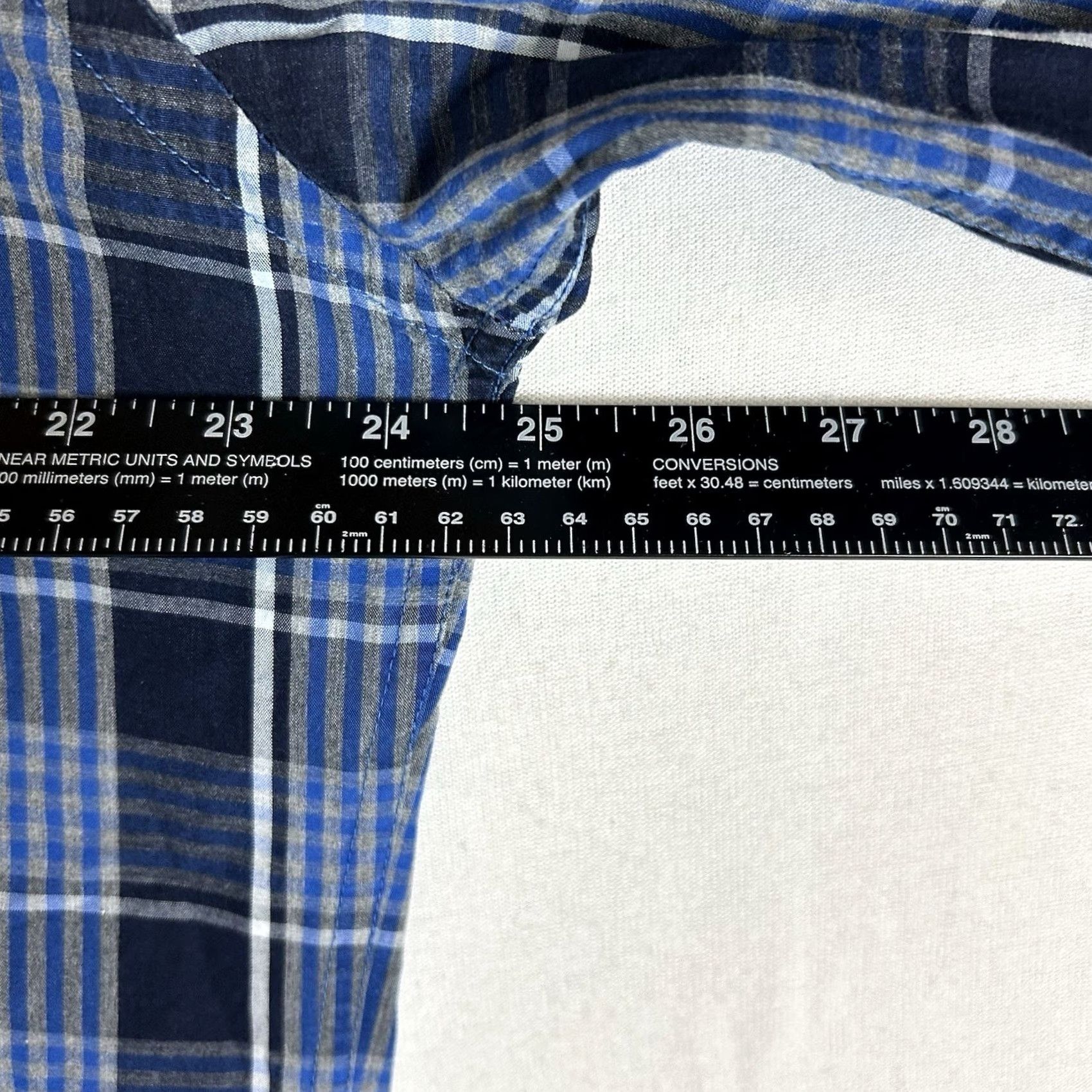 Southern Tide Southern Tide Button-Up Shirt Mens L Blue Plaid Long Sleeve Regular Fit Top Size US L / EU 52-54 / 3 - 7 Thumbnail