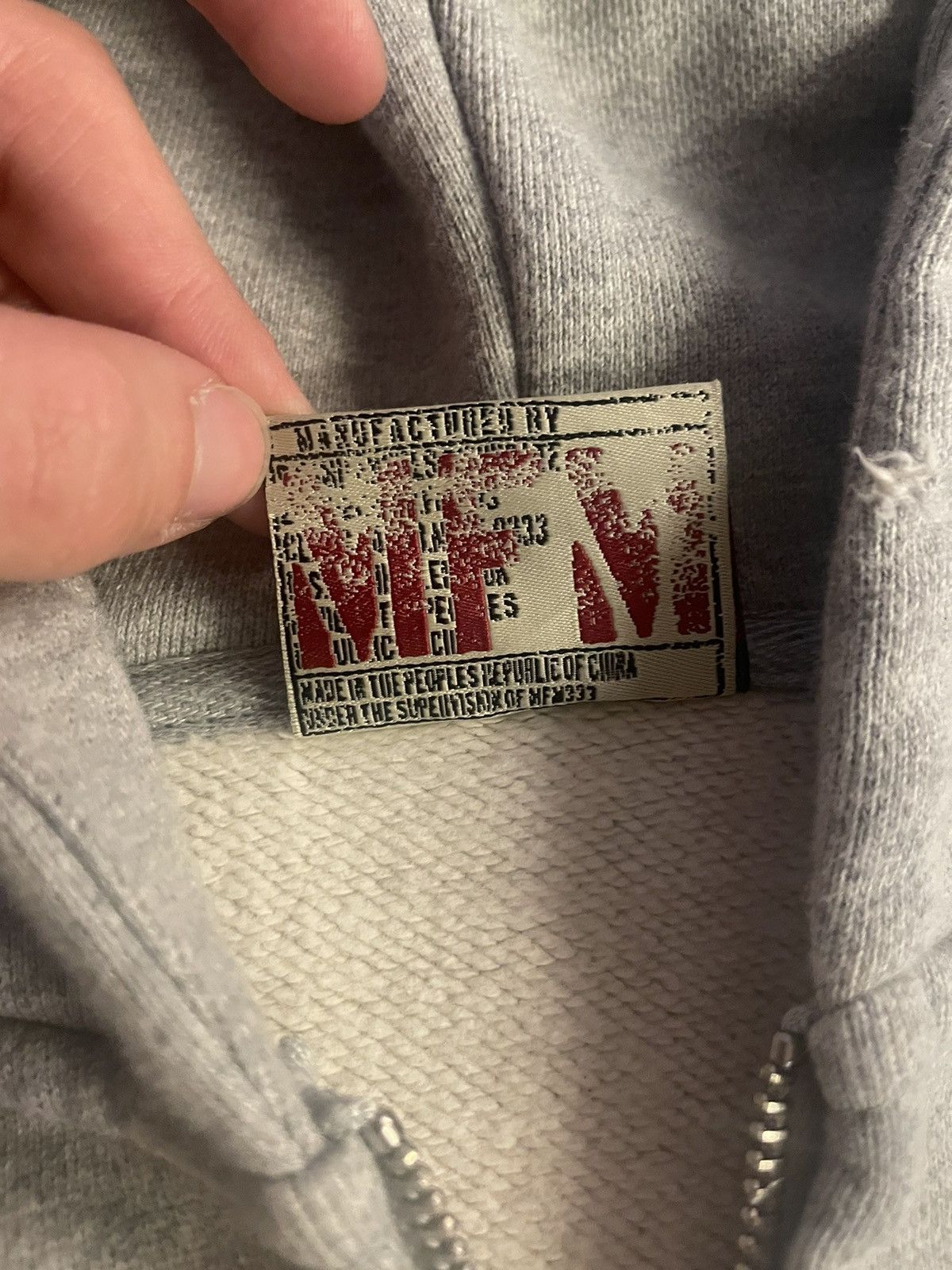 murd333r.fm Murd333r FM Special Ops Militia Shadow Zip Up Gray Hoodie Size US XL / EU 56 / 4 - 4 Thumbnail
