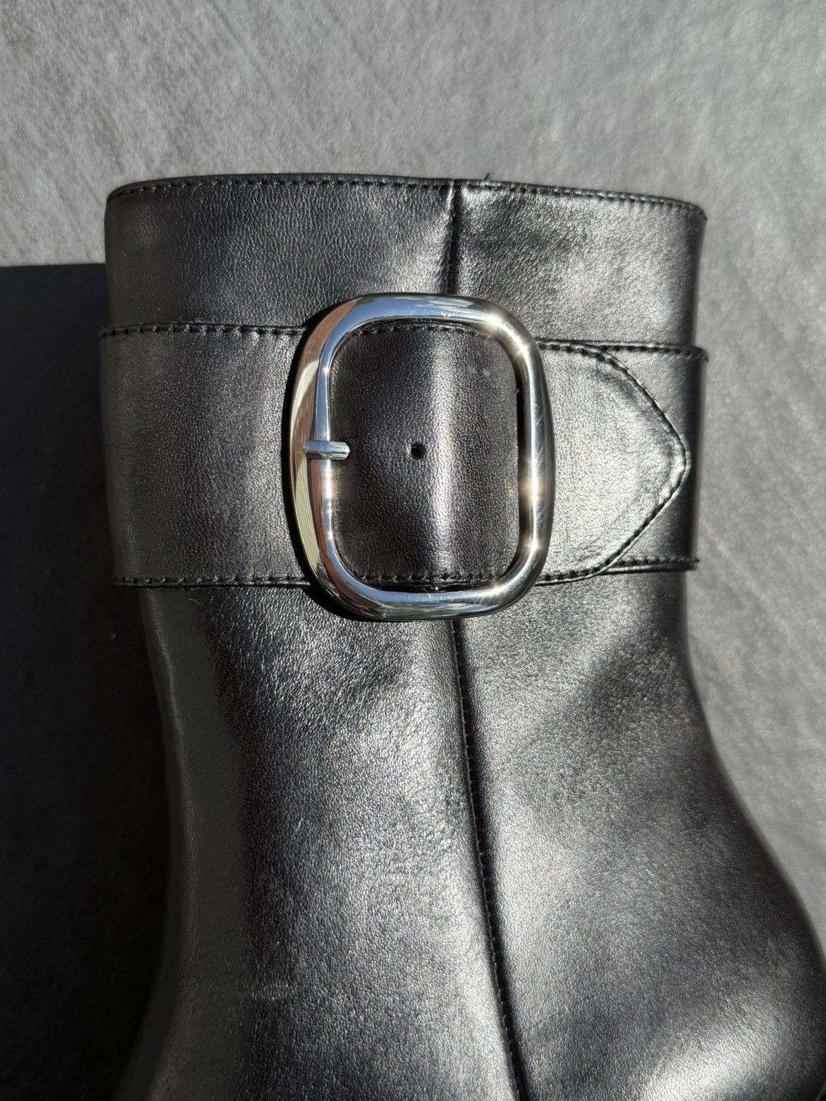Steve Madden STEVE MADDEN |NO BOX| Siren Platform Leather Boots SCRATCHES Size US 8 / IT 38 - 2 Thumbnail