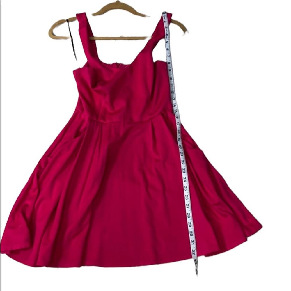 Designer ABS Allen Schwartz I Pink A-Line Flowy Dress Size S / US 4 / IT 40 - 7 Thumbnail