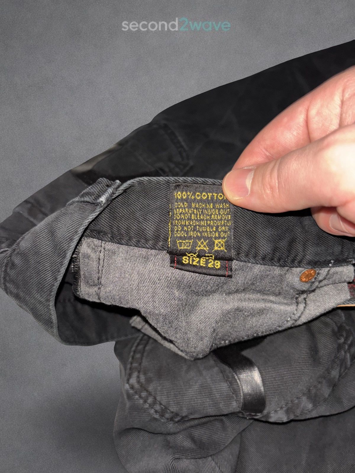 Evisu Evisu Women’s Y2K straight jeans size M Size 29" - 4 Thumbnail