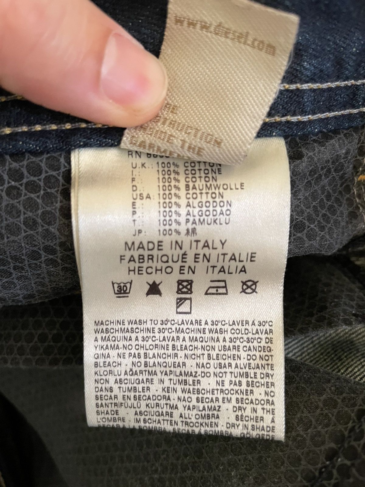 Diesel Diesel x Adidas ADI-POIAK wash navy jeans Size US 28 / EU 44 - 10 Thumbnail
