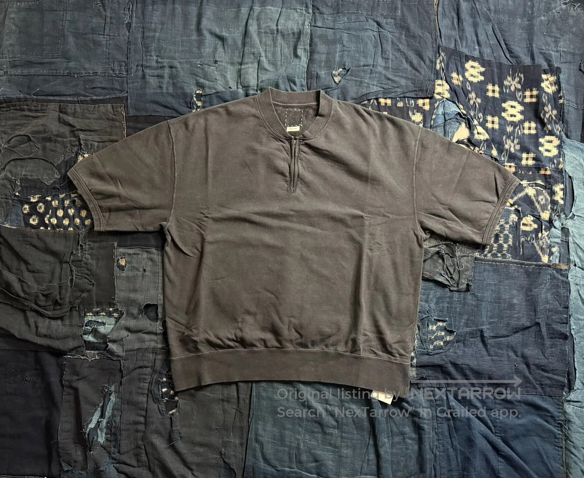 Visvim VISVIM 26SS MONDO HENLEY ZIP S/S DMGD. Size US M / EU 48-50 / 2 - 1 Thumbnail