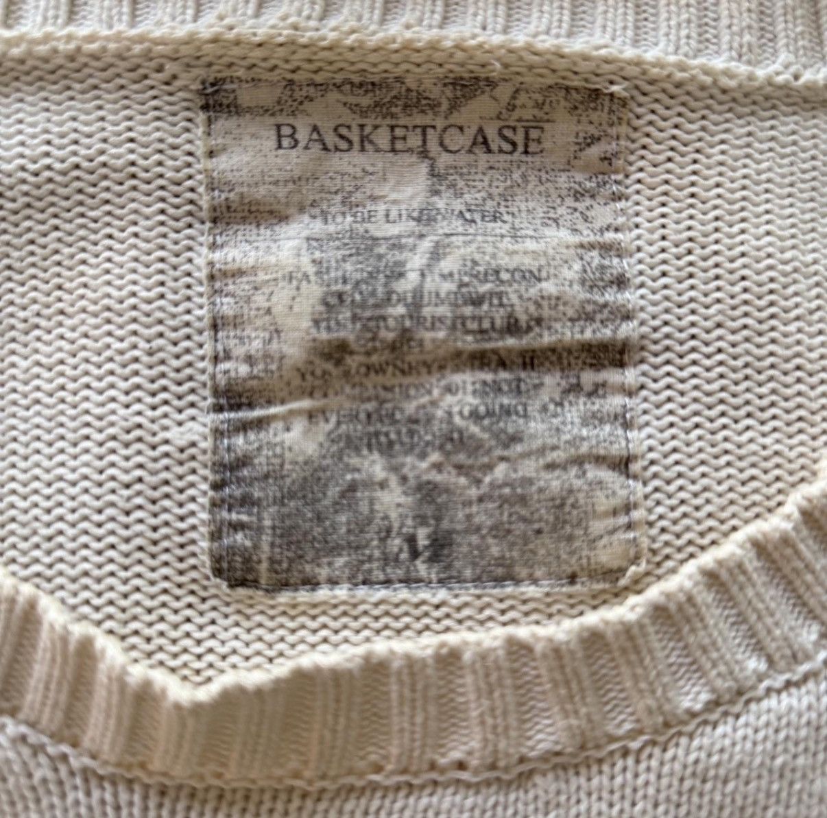 basketcase gallery Basketcase Gallery Raw College Knit Sweater Size US M / EU 48-50 / 2 - 3 Thumbnail