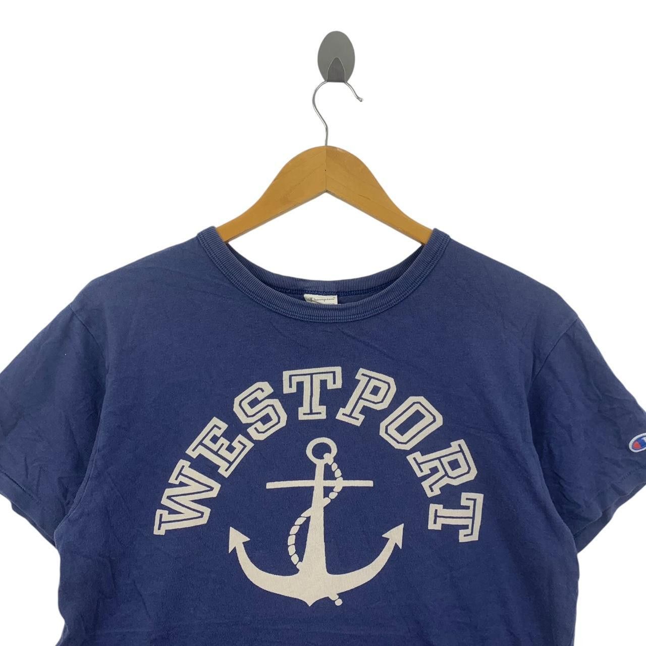 Champion Vintage CHAMPION x WESTPORT UNIVERSITY Tee Shirt Size L / US 10 / IT 46 - 2 Thumbnail